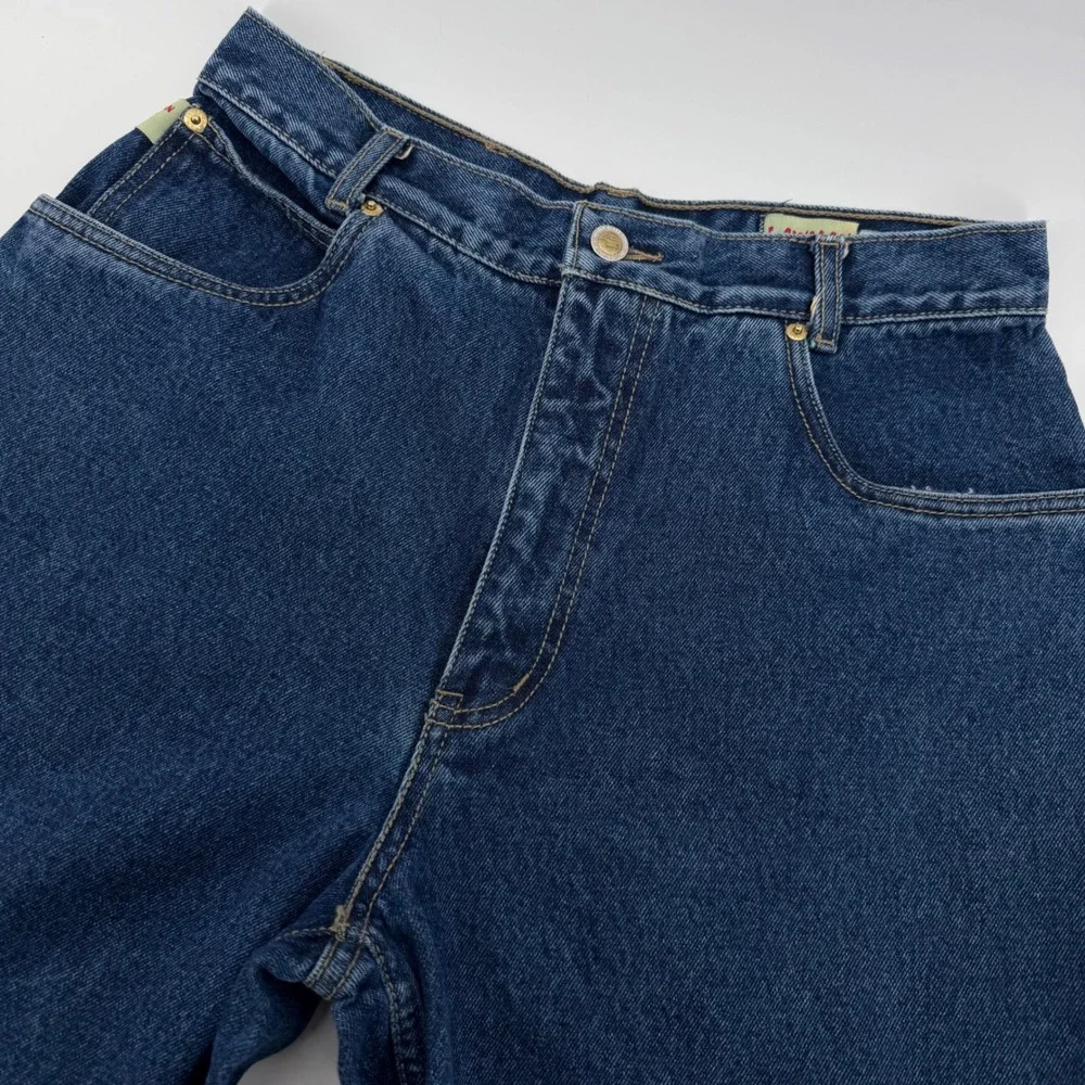 Lawman Jeans Pants Womens 28x31 Blue Vintage High Waisted Straight Leg Denim